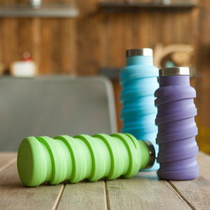 Bình Nước Silicon Có Thể Gập Lại Tùy Chỉnh Tái Sử Dụng Cấp Độ Thực Phẩm, Cốc Silicon Gấp Gọn Thể Thao Uống Nước Du Lịch Tiện Dụng Với Số Lượng Lớn - Product Image 6