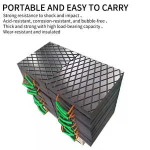 Lồng vào nhau nhựa 30x30 miếng đệm OUTRIGGER ổn định cribbing khối cho xe tải bùng nổ cho các ứng dụng khác nhau - Product Image 4