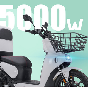 สกู๊ตเตอร์ไฟฟ้า 5000W ยางใหญ่ จักรยานส่งอาหารแบบพับได้ ดีไซน์พับเก็บได้ ประสิทธิภาพสูง พลังงานลิเธียม - Product Image 4