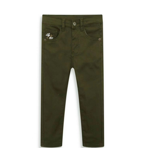 Pantalon Printemps Automne Vêtement Enfants pour Garçons Filles, Jean Denim Respirant Couleur Vert Armée Rose - Product Image 4