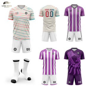 Maglie da Calcio Personalizzate Stampate 100% Poliestere Asciugatura Rapida Traspiranti Stampa a Trasferimento Termico Magliette da Allenamento Unisex per Adulti - Product Image 2