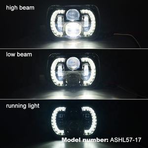 90W Hi/Lo Beam 6x7 5x7 Projecteur Faisceau scellé Rectangle Camion Phares LED pour pick-up offroad équipement lourd avec DRL - Product Image 6