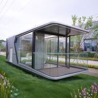 Magic Smart Eco Petites Maisons Préfabriquées Prêt à Expédier Maison de Conteneur Capsule de Luxe