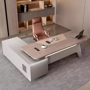 Bàn làm việc của sếp Tối giản, nhẹ nhàng và sang trọng Cảm giác cao cấp Bàn làm việc của Chủ tịch Văn phòng của Chủ tịch Bàn hội nghị lớn Bàn làm việc của Giám đốc - Product Image 1