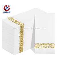 Machine de fabrication et de pliage de serviettes de table jetables en Airlaid avec pompe et moteur PLC - 800 feuilles/min