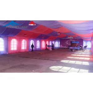 Carpas de boda al aire libre de servicio pesado para 500 personas para eventos de matrimonio y almacenes de almacenamiento Carpas de feria comercial en venta