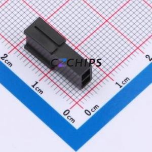 43020-2RF Housing (Wire-to-Board / Wire-to-Wire) P=3mm Connector ( Jack Structure: 2x1P )( Pitch: 3mm )( Row Spacing: 3mm ) - Product Image 2