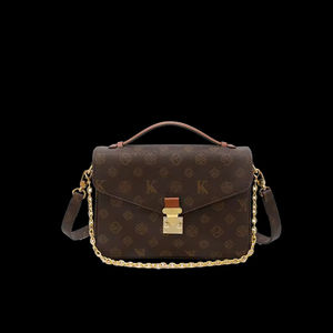 Sac à main classique vintage de luxe pour femme, en PU durable, ouvert, imperméable, avec sangles antivol, porté épaule ou croisé, en toile tendance - Product Image 6