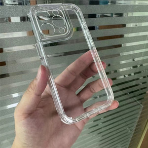 Chống sốc <span class=keywords><strong>TPU</strong></span> PC màu sắc rõ ràng Cover quay lại cho <span class=keywords><strong>Iphone</strong></span> 14 15 16 Pro cộng với Max trường hợp điện thoại - Product Image 5