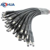 AOHUA DC M11 2-Pin Stecker/Buchse Messinggehäuse IP67/IP68 5,5x2,1/2,5mm Schnellverbinder für Auto-LED-Display-Videosysteme (5A 300V)