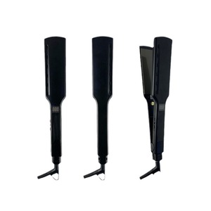 Lisseur et boucleur ionique professionnel 2-en-1 pour salon, fer plat pour cheveux humides et secs, température réglable, logo personnalisé OEM - Product Image 3