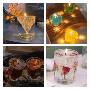 Cire de soja transparente pour la fabrication de bougies DIY, 1000g, 500g, 200g, 100g, cire cristalline dure, matériau pour bougies parfumées - Product Image 3