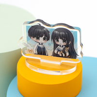 Porte-clés vierges personnalisables en plastique écologique pour cartes, billets et stubs – Matériau acrylique de qualité supérieure, style dessin animé et anime