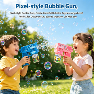 Pistola de Burbujas de Plástico con Diseño de Mi Mundo, Pistola de Burbujas Eléctrica Automática con Solución para Burbujas, Juguete para Niños Unisex - Product Image 5