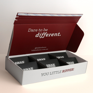 Caja de correo de galletas con inserto de papel Caja de embalaje de galletas de impresión de doble cara con tira de rasgado para embalaje de alimentos - Product Image 2