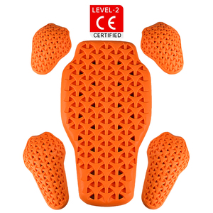 เสื้อแจ็คเก็ตมอเตอร์ไซค์ อุปกรณ์ป้องกัน แผ่นรองป้องกัน CE สำหรับมอเตอร์ไซค์ แผ่นรองหลัง ข้อศอก ไหล่ อุปกรณ์มอเตอร์ครอส ระดับ 2 ได้รับการรับรองมาตรฐาน CE - Product Image 2