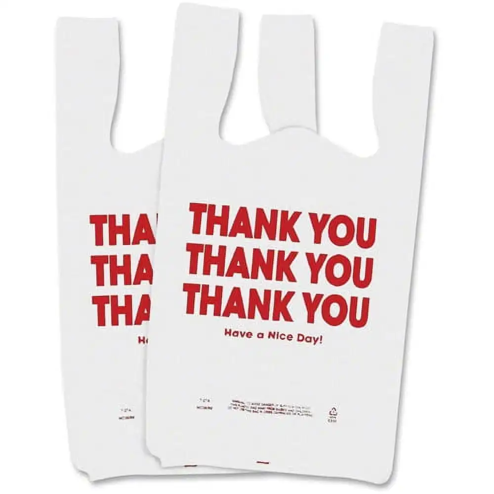 Para OEM fabricante fábrica personalizado desechable impreso logotipo supermercado chaleco camiseta compras de plástico PE bolsa