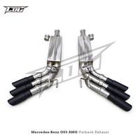 Tuyaux d'échappement Catback pour Mercedes-Benz G63 AMG W463/W464 2013-2023 Boska Racing en acier inoxydable avec commande de soupape