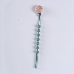<b>Silicone</b> Pacifier Clip with Bear <b>Beads</b> | Party & Festival Favors & Gifts - Product Image 2