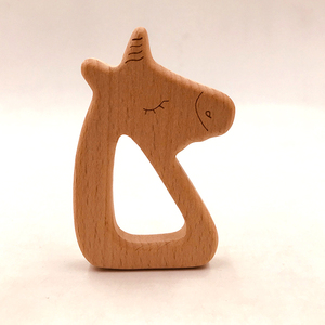 AliExpress <span class=keywords><strong>Amazon</strong></span> de <span class=keywords><strong>la</strong></span> joyería de DIY de playa Animal cabeza de caballo juguete mordedor bebé - Product Image 3