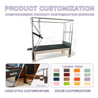 Equipo de Pilates Cadillac Trapeze Reformer de Alta Calidad con Resortes, Fabricado en Madera de Arce Blanco Pura Flow