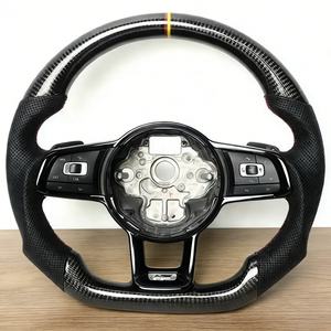 Volant sport pour VW <span class=keywords><strong>Golf</strong></span> GTI TCR <span class=keywords><strong>TSI</strong></span> Mark 5 6 <span class=keywords><strong>7</strong></span> R MK3 MK4 - Product Image 1