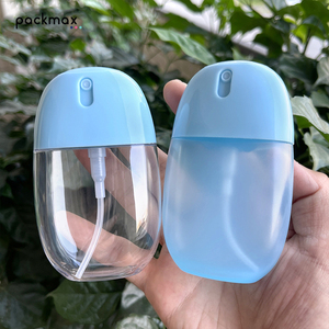 Oval flat card-style spray <b>bottles</b> – 30ml / 50ml plastic empty spray <b>bottles</b>, fine <b>mist</b> sprayer, small perfume refillable <b>bottle</b> - Product Image 1