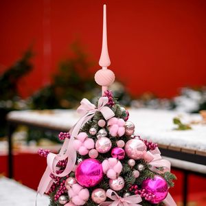 Elegant Velvet Spire <b>Tree</b> Topper Vintage Medieval Style Mini & Large <b>Christmas</b> <b>Tree</b> Top Centerpiece Decor - Product Image 3