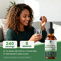 Lukaree 60ML Huile d'origan naturelle en gouttes – Soutient la santé du système respiratoire et immunitaire, la digestion et l'équilibre intestinal pour adultes – Végétalien