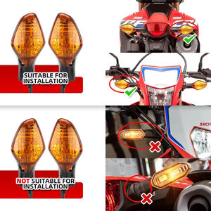 Luz Intermitente de Señal de Giro para Motocicleta <span class=keywords><strong>HONDA</strong></span> CBR500R CBR650F CB650F CB500F CB500X MSX125 Rebel <span class=keywords><strong>500</strong></span> 300 - Product Image 3