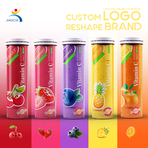 วิตามินรวมแบบเม็ดฟู่ ยี่ห้อส่วนตัว วิตามินซี รสบลูเบอร์รี่ เสริมภูมิคุ้มกัน ออร์แกนิค รสส้ม เม็ดฟู่วิตามินรวม - Product Image 5