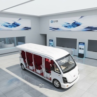Wuling Série V Luxe 11 places Essence Bus de tourisme Navette pour groupes de voyage Multi-passagers Sécurité des patrouilles dans les zones touristiques