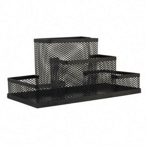 Top Quality Office Supplies 4 Compartments <b>Mesh</b> Pen Holder Desk Organizers Pencil Holder - Product Image 4