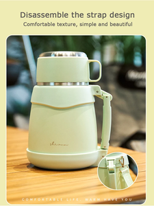 Vaso Térmico de Gran Capacidad para Niñas con un Diseño Estético Atractivo, Termo de Acero Inoxidable 316 con Tapa - Product Image 3