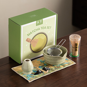 Ensemble de cinq bols à matcha en céramique de porcelaine écologique, style japonais moderne Eastern Rock, inspiré des outils à café et à thé, pour la maison - Product Image 2