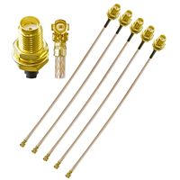 Câble d'extension d'antenne WiFi coaxial RF SMA mâle vers SMA mâle à angle droit 50 cm (20 pouces)