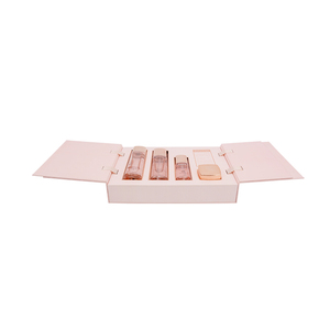 New design Open can be automatically raised cosmetic packaging cardboard paper box for skin <span class=keywords><strong>care</strong></span> products set packaging - Product Image 5