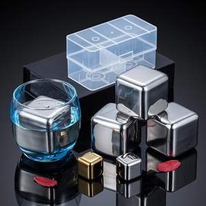 Cheap 8PCS <span class=keywords><strong>Whisky</strong></span> Stones y <span class=keywords><strong>Whisky</strong></span> Cubes Bandeja y Ice Tong Bundle para Black Bottle Black Velvet Bladnoch - Product Image 4