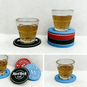 Posavasos de Silicona con Logotipo Personalizado, Diseño Impreso, Absorbentes de Agua, para Oficina, Hotel, Cerveza y Bebidas - Product Image 4