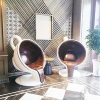 Fauteuil de détente en forme de café, mobilier moderne de haute qualité pour salon, villa, café, centre commercial, bureau, hôtel