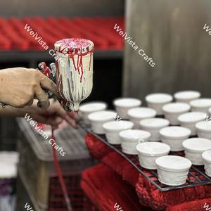 WeiVista Statue de la Vierge <span class=keywords><strong>Marie</strong></span> en résine aspect marbre blanc <span class=keywords><strong>Lourdes</strong></span> Figurine Fournisseur Vente en gros Décoration religieuse pour la maison - Product Image 6