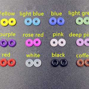 Anneau en silicone en gros, antidérapant, anneau de localisation, anneau fixe pour la fabrication de bracelets et de bijoux - Product Image 2