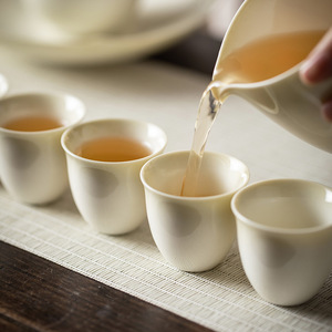 Handmade Celadon Glaze <b>Teacup</b> Porcelain Cone Shape Single Cup For Kung Fu Tea Set Dehua County Origin - Product Image 4