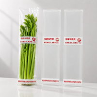 Sacs plats personnalisés en CPP pour légumes et céleri, qualité alimentaire, thermoscellables, imprimés en héliogravure pour l'agriculture