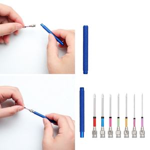 Kit de démarrage de broderie d'aiguille de poinçon de bricolage de main de point de croix en gros avec des outils et des Instructions Kits d'aiguille de poinçon pour des débutants - Product Image 4