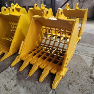 Grille de criblage pour chargeuse-pelleteuse, accessoire de criblage pour le terrassement et le criblage de roches en construction - Product Image 3