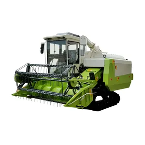 Agriculture Machine Self-propelled Mini Crawler Wheat Combine Harvester Rice Harvesters Wholesale