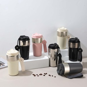 High-Appearance Level <b>Light</b> Luxury 316 Stainless Steel Vacuum Insulated Cup Double-Layer Drawstring Portable Water Cup for - Product Image 1