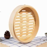 Cuiseur vapeur à manche métallique Logo personnalisé Grande cuisine Kit de cuisson en bois Cuiseur vapeur Chignon armoire à couscous Pot 2 Tier Maker 3In1