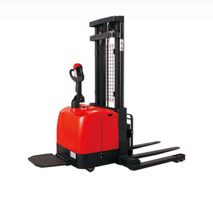 中国ブランド1150MM CDD12J-K電気パレットスタッカー100% 電力1.2T積載容量スタンドオン産業用フォークリフト - Product Image 3